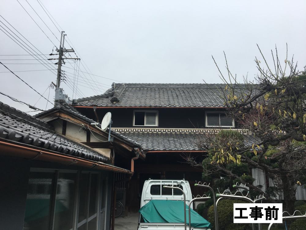昭和初期建築のお家の瓦屋根吹替工事他　完工いたしました